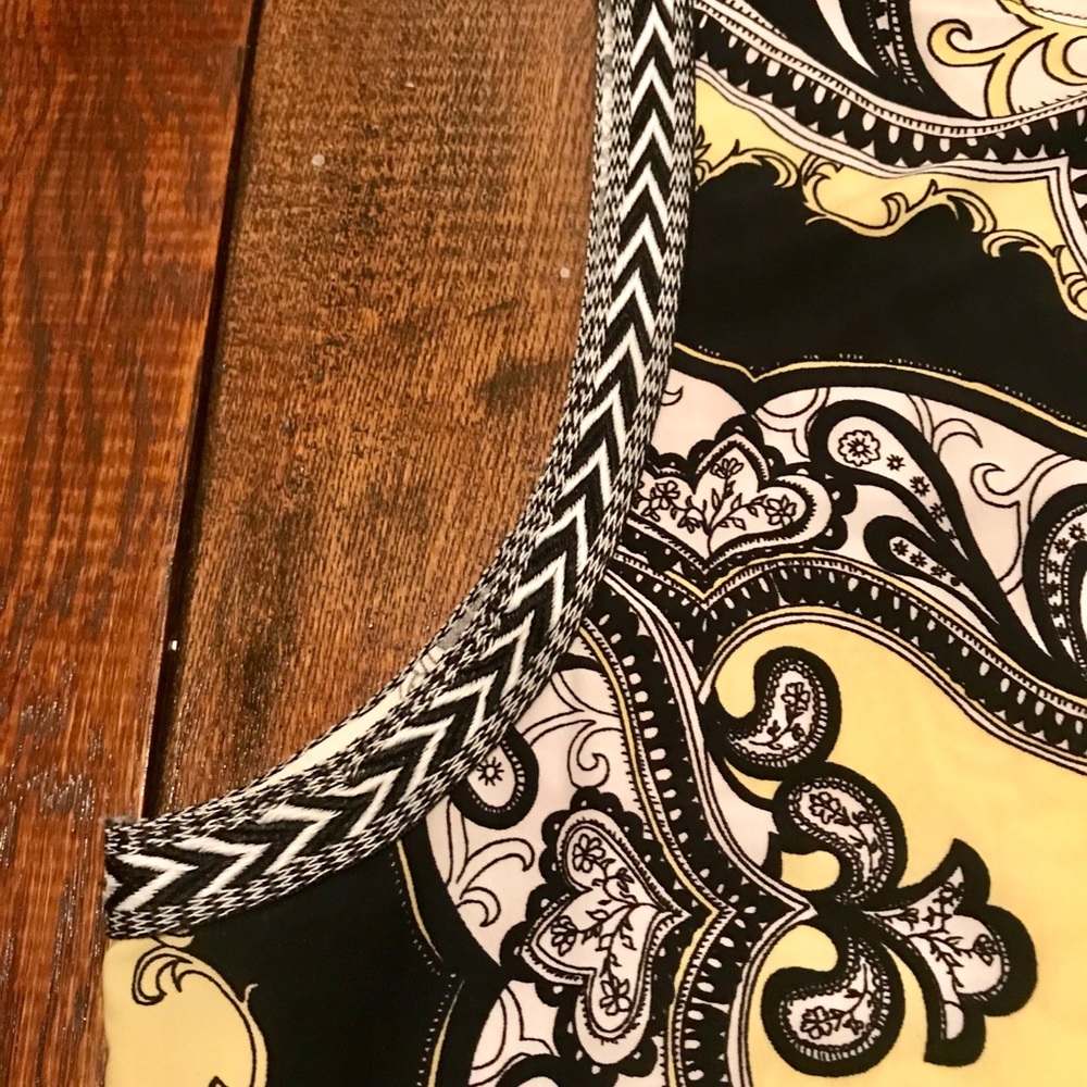 Inc Size Medium Split Open Back Tunic Tank - image 5